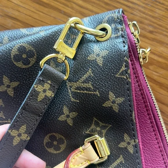 Louis Vuitton Brown and Tan Monogram Tote - Picture 7 of 10